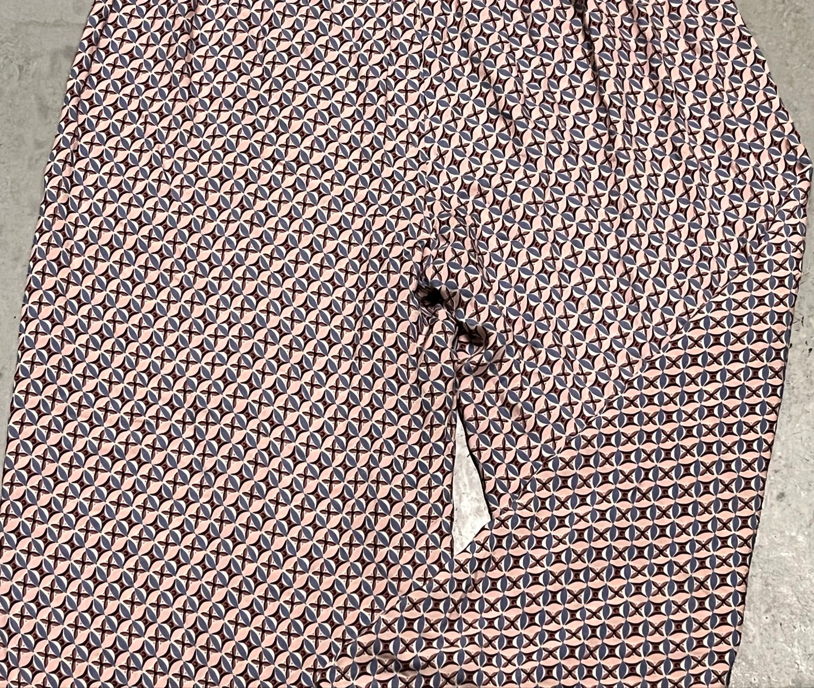 Wide-leg trousers with geometric print – photo 10